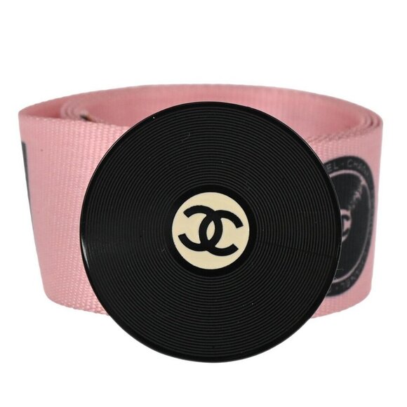 Chanel Record Belt Pink 04P #85/34 153669 - Picture 1 of 7